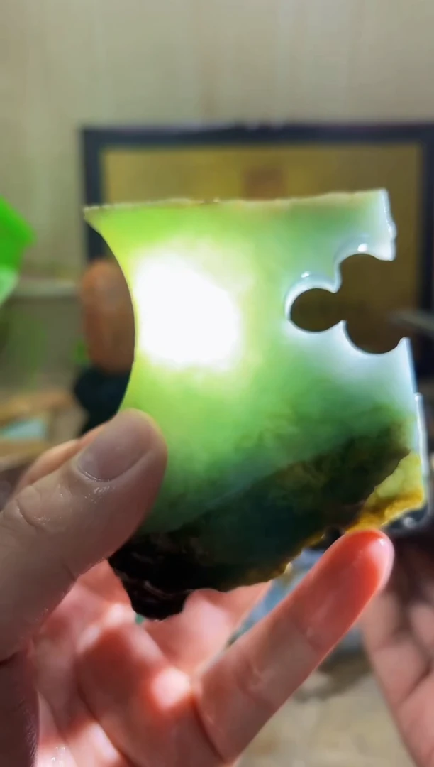 颈饰未镶嵌翡翠A货常星4068
