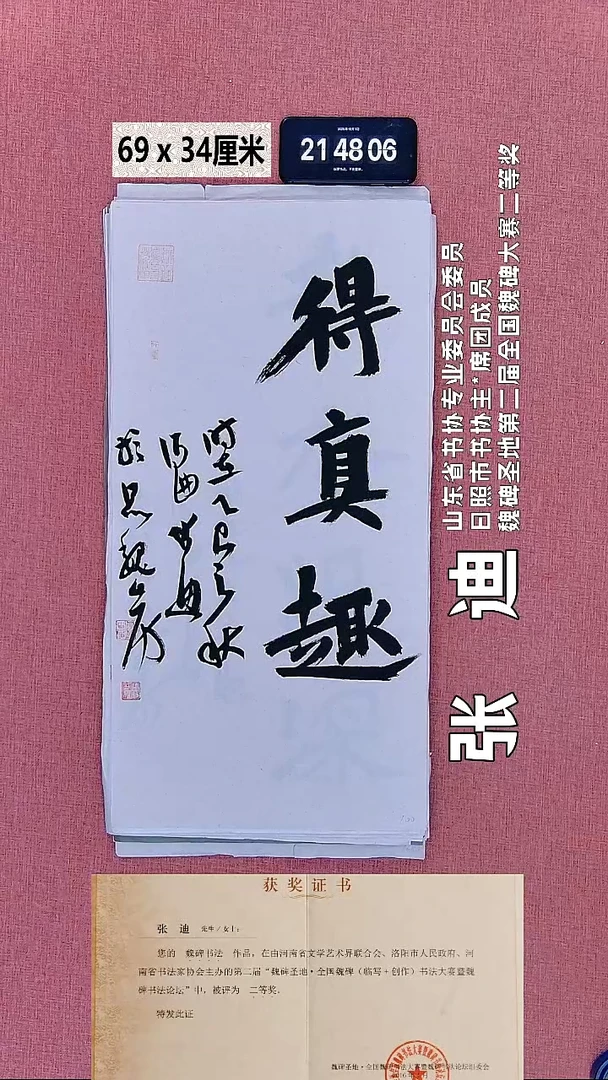 书法269    张老师书法作品