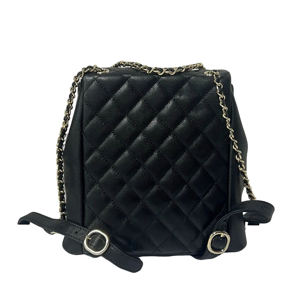 TOLEX2025新款手工时尚双肩真皮女包20cm