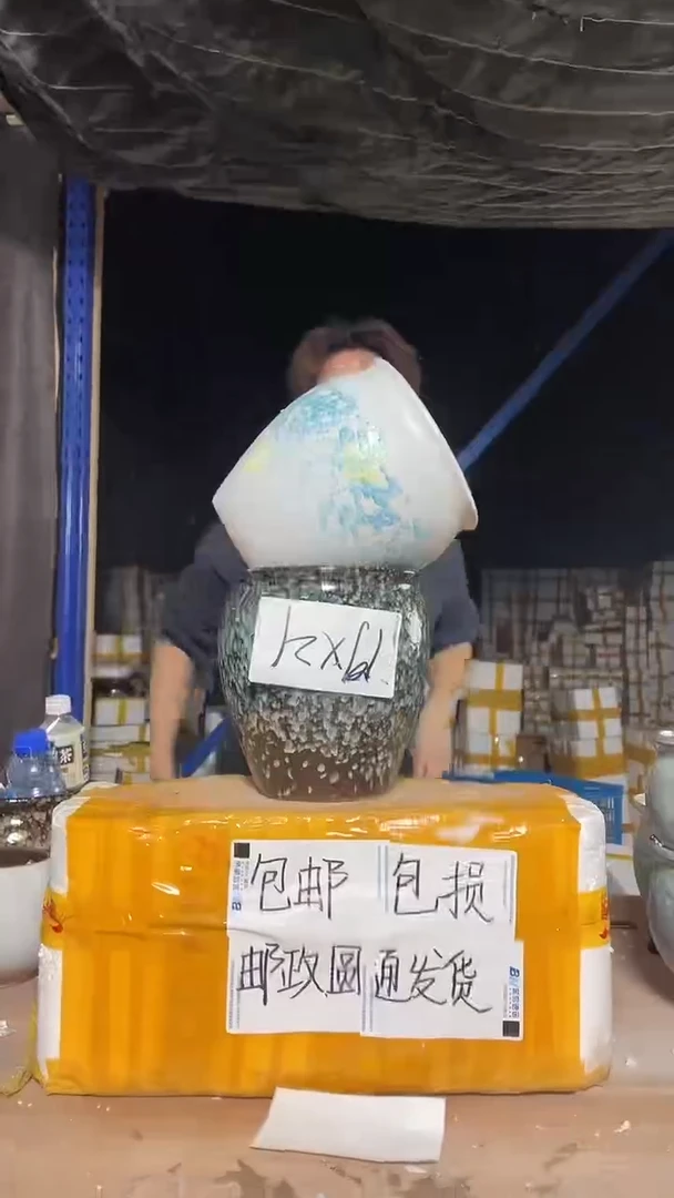 紫砂花盆宜兴紫砂粗陶花盆19*12