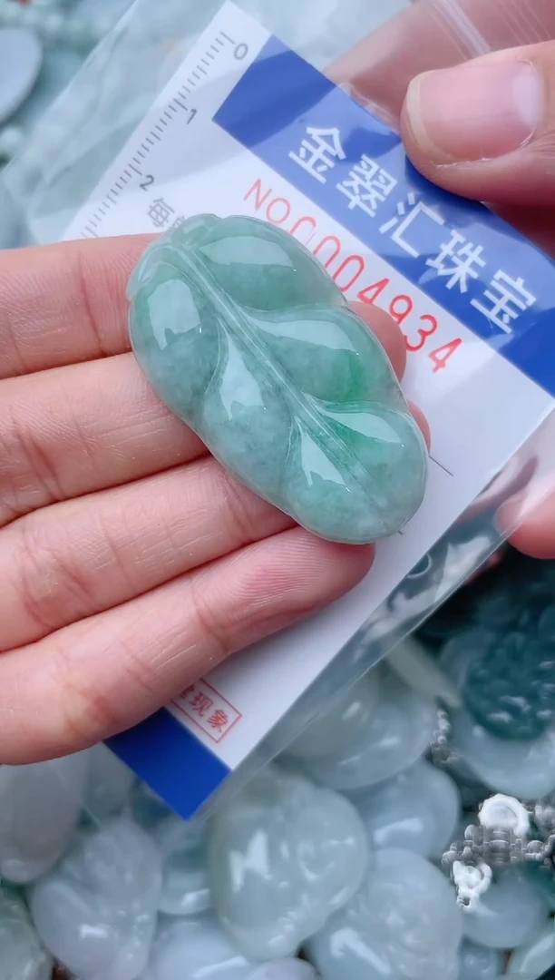 翡翠未镶嵌颈饰4934