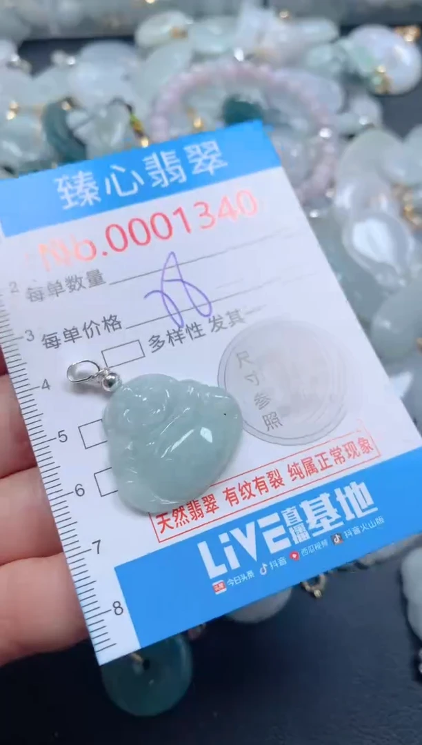 吊坠(不含链)未镶嵌翡翠1340