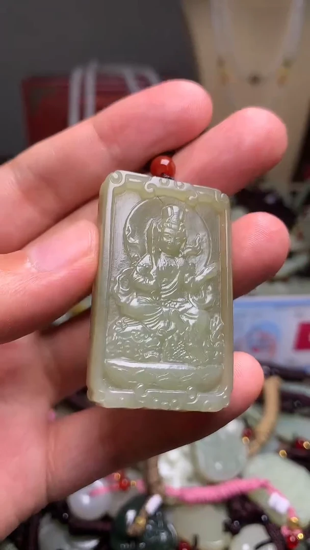 颈饰未镶嵌和田玉新疆料青海料清水和田玉吊坠