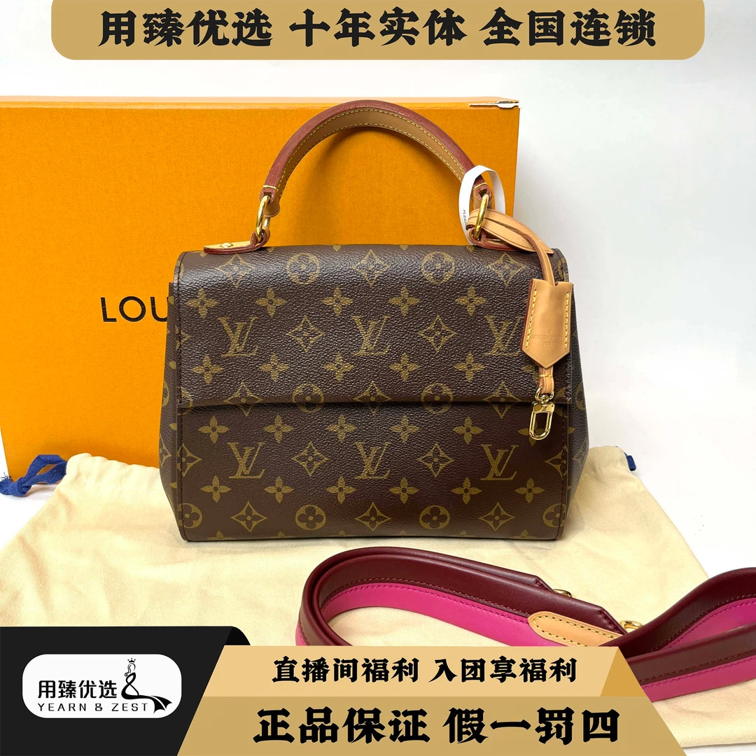 99新 LV lv克鲁尼老花单肩包 LV/BD8715776