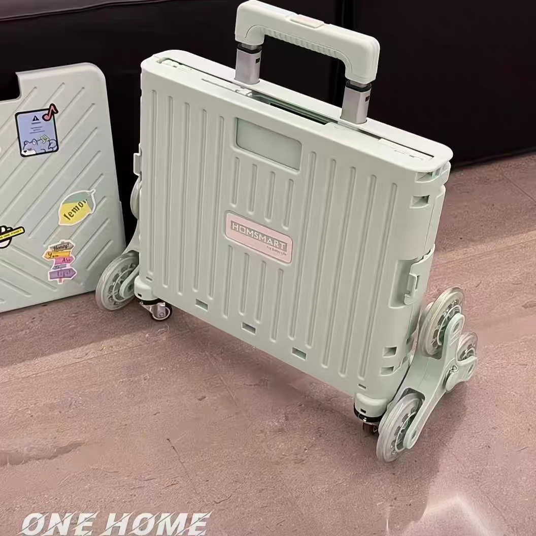 买菜小拉车快递车带盖子轻便可折叠老年人可爬楼多功能可携式露营