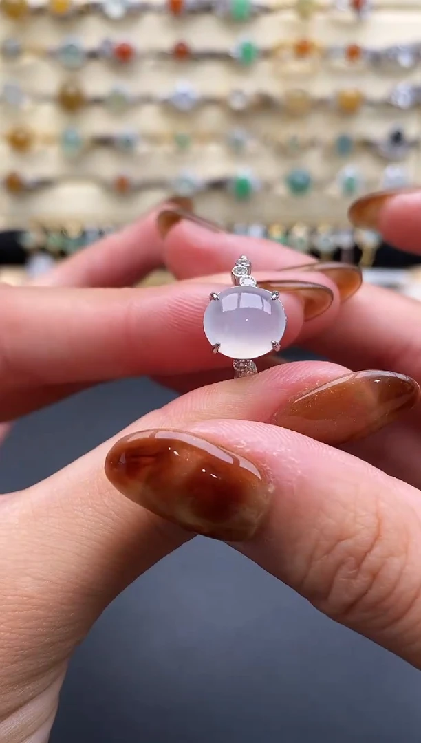 银S925镶嵌戒指翡翠111111111+5