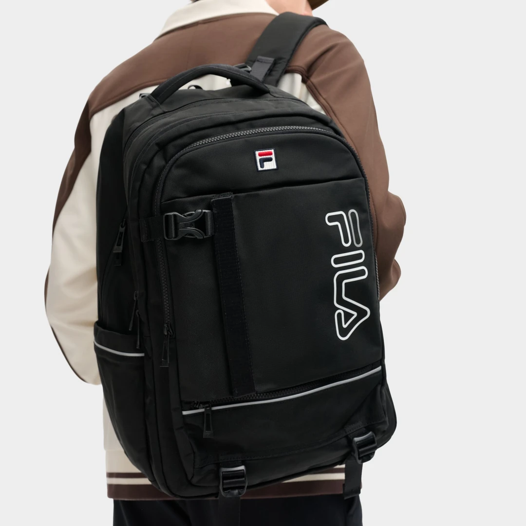 Fila/斐乐男双肩包【耐磨实用】简约百搭休闲多功能F13M539106F