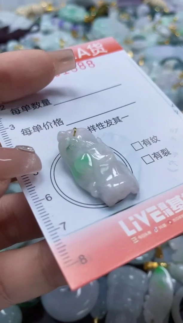 翡翠未镶嵌颈饰闪购0001688