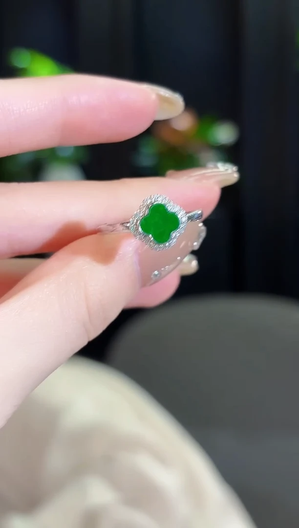 翡翠戒指未镶嵌919缅料A货/多样性发货/一件