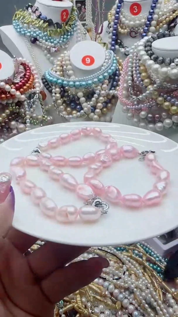 淡水珍珠未镶嵌颈饰1