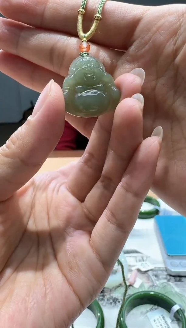 颈饰未镶嵌和田玉【瑞睿珠宝】和田玉佛公 （多样性发货）