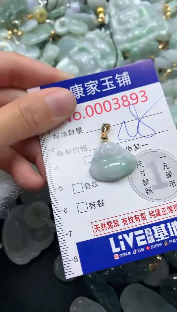 颈饰未镶嵌翡翠3893