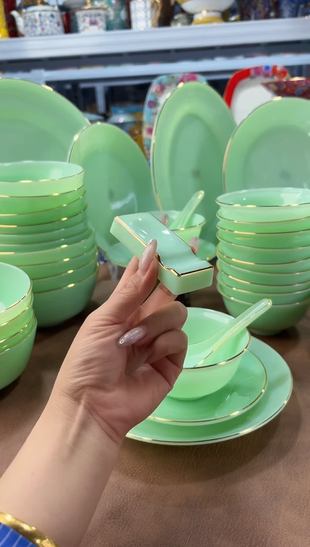 玉瓷筷子架10只餐具