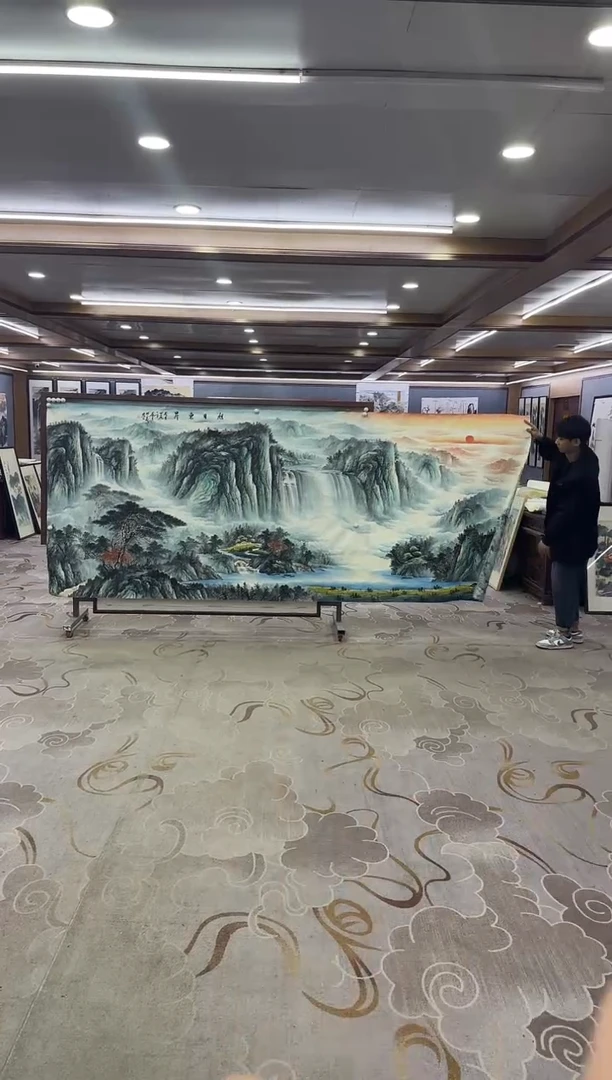 绘画绘画Y-邵明义-大丈二-山水画