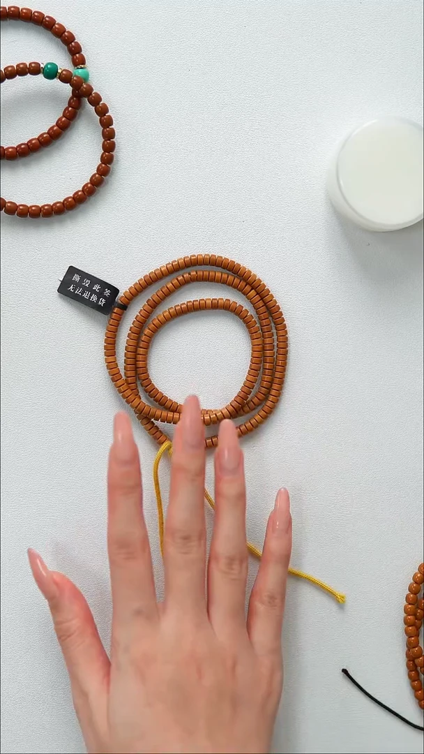 手串橄榄核特价 5.0mm 老挝核尖药片108