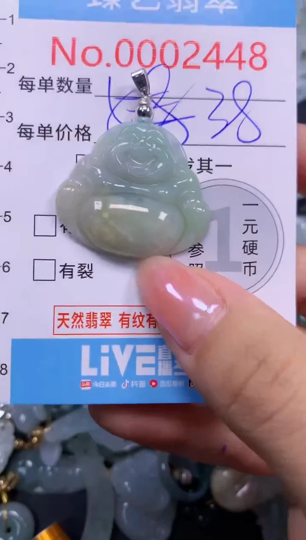 颈饰未镶嵌翡翠2448