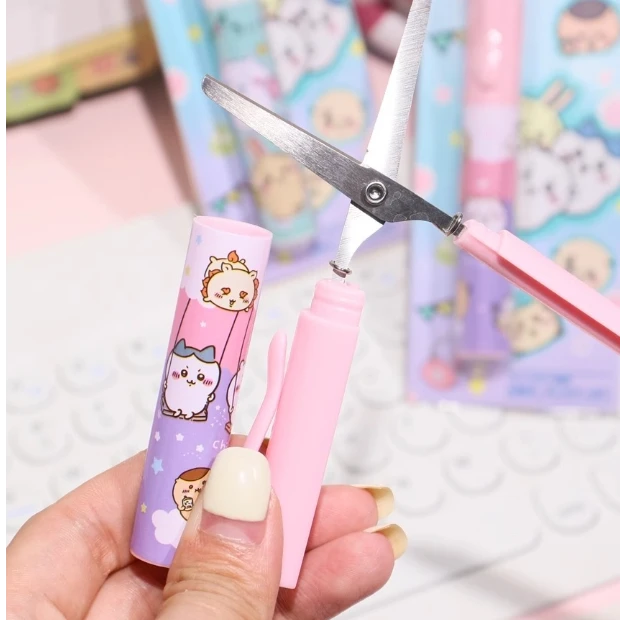 笔形剪刀可爱吉伊小八卡通便携美术手工DIY手账裁剪学生专用切割