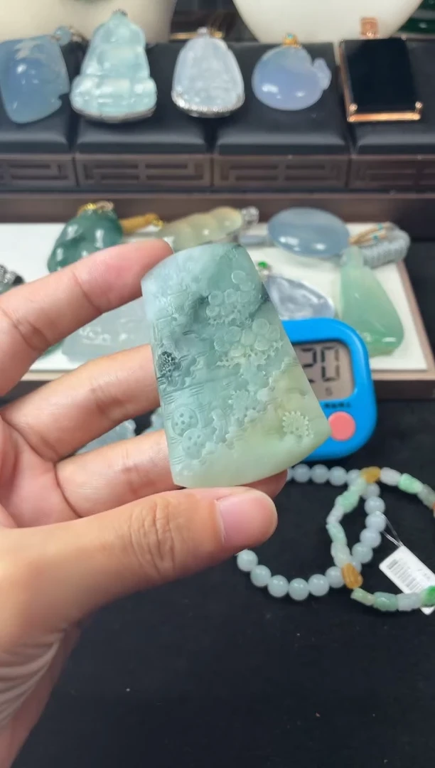 未镶嵌定制翡翠时*5022毛货不退不换