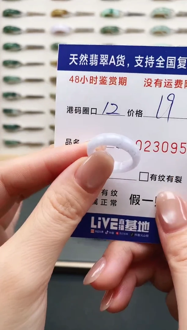 未镶嵌戒指翡翠3095