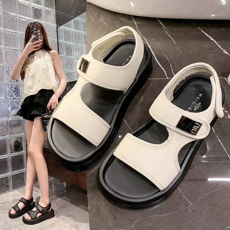 新款夏季凉鞋绝美配裙子不累脚女外穿凉鞋818-21