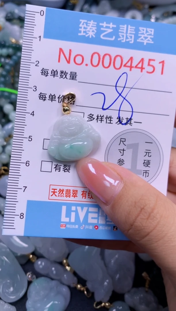 颈饰未镶嵌翡翠4451