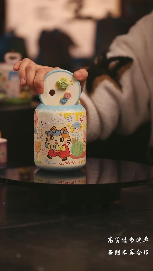 陶瓷景德镇可爱设计师款陶瓷