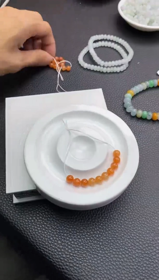 翡翠散珠19天然A货翡翠散珠卡