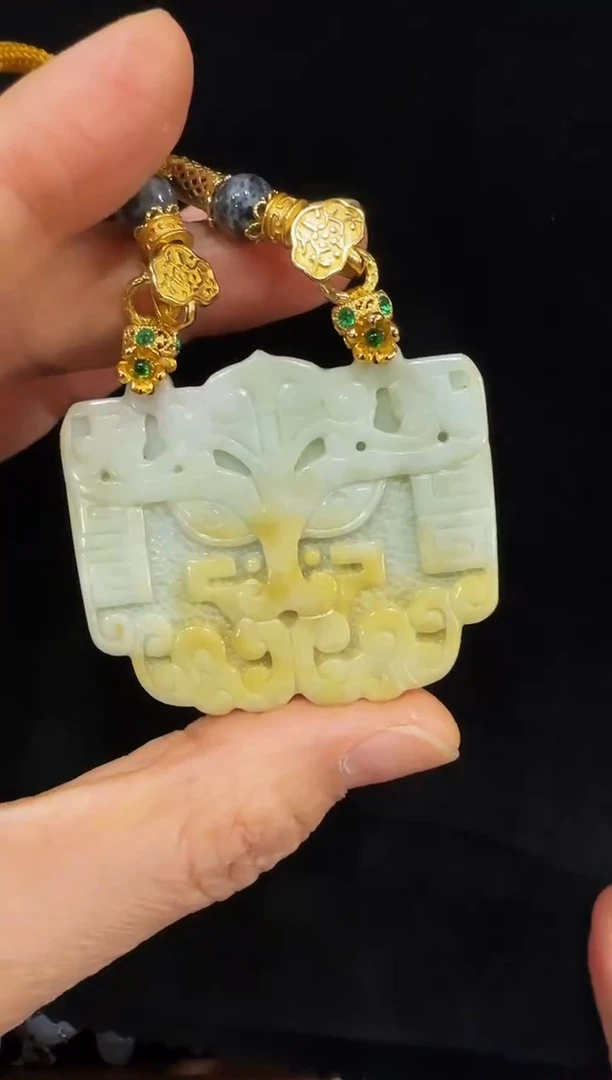 颈饰未镶嵌翡翠国风