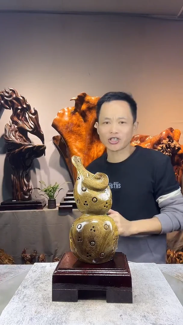 金丝楠忌**烟小叶桢楠随行摆件12