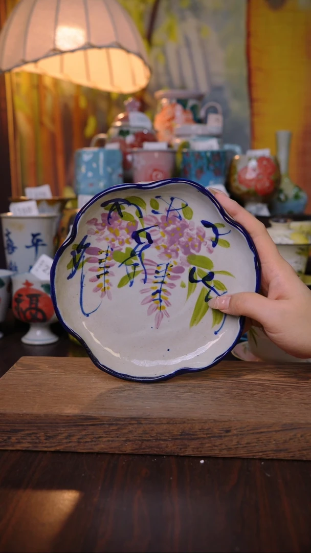 摆件泥垚手作 景德镇手工手绘器物