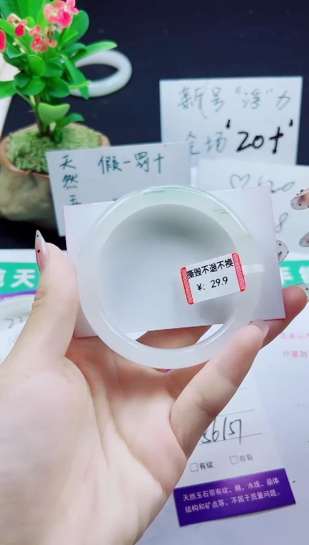 未镶嵌手镯石英质玉23-56/57