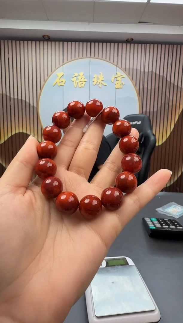 未镶嵌手串南红玛瑙006ZB0917产品一个