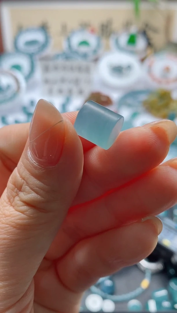 未镶嵌定制翡翠0064047486（卡十桶珠）