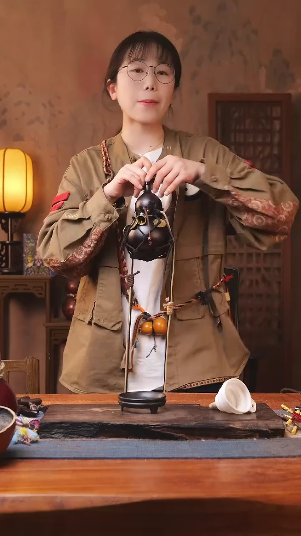 【闪购商品】78号精品大漆葫芦防腐防渗装水茶酒