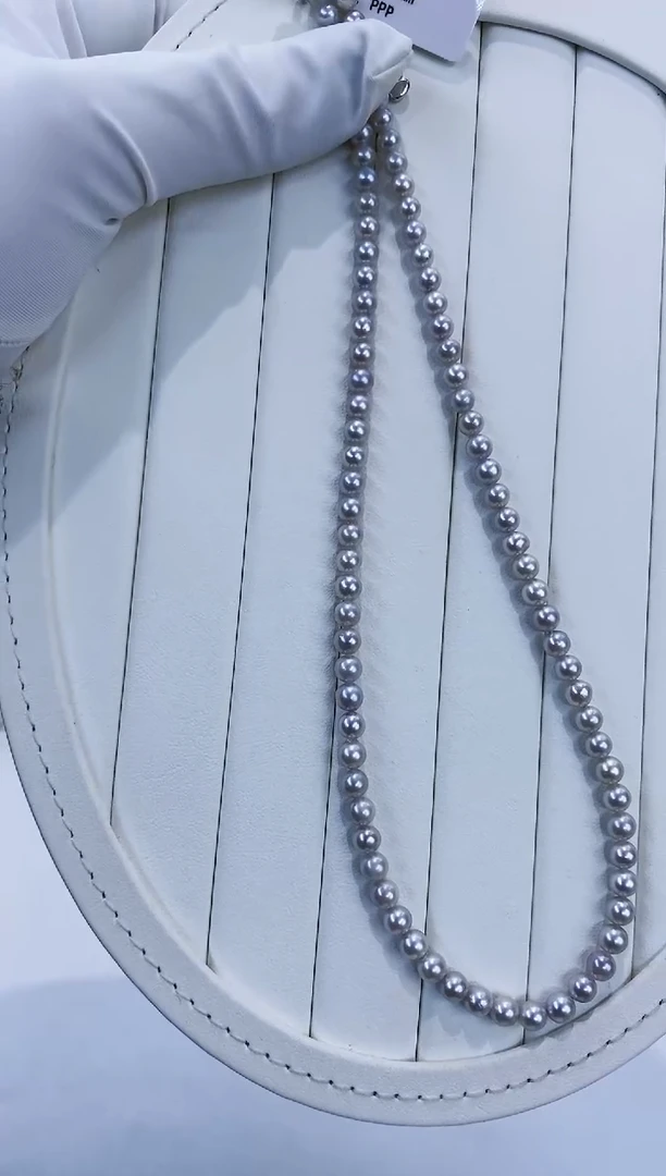 项链未镶嵌海水珍珠Y海水项链4-5