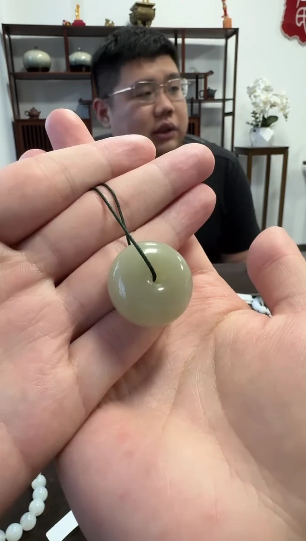 未镶嵌和田玉挂件3541平安扣