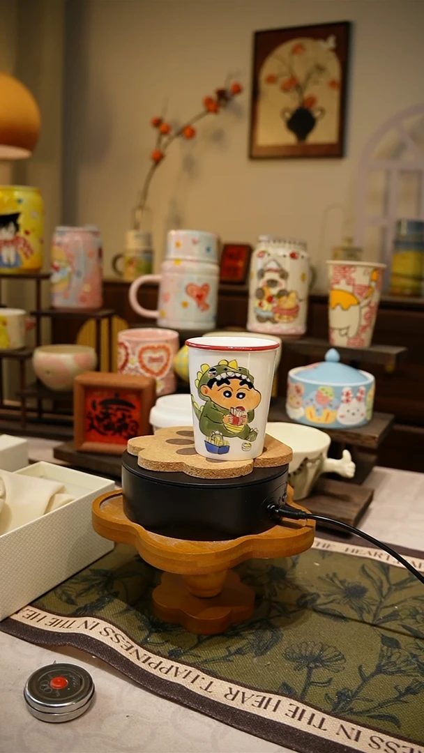 杯子【不带盒子】644高温釉下彩
