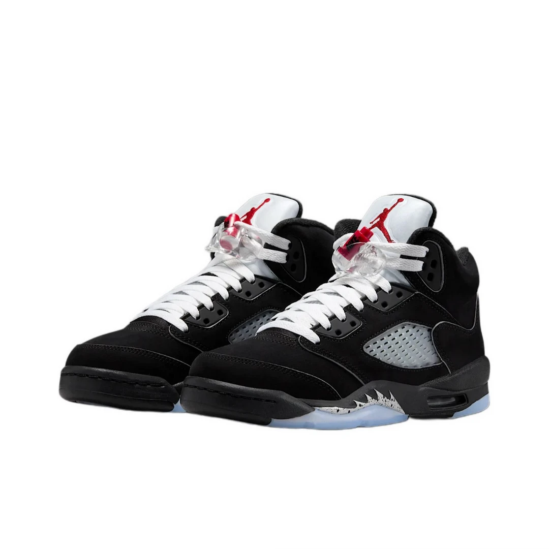 Nike/耐克官方正品 Air Jordan 5女款AJ5黑色休闲板鞋HF3976-001