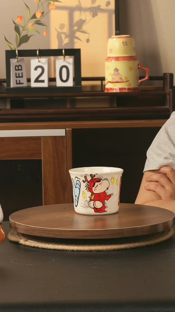 陶瓷景德镇高温釉下彩纯手绘创意瓷