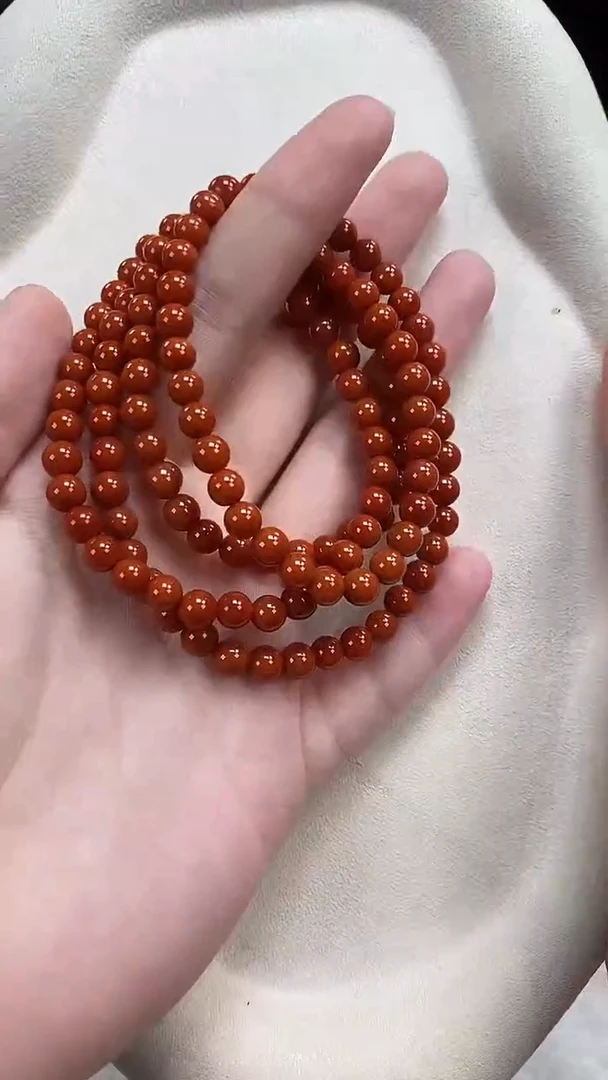 颈饰未镶嵌南红玛瑙项链
