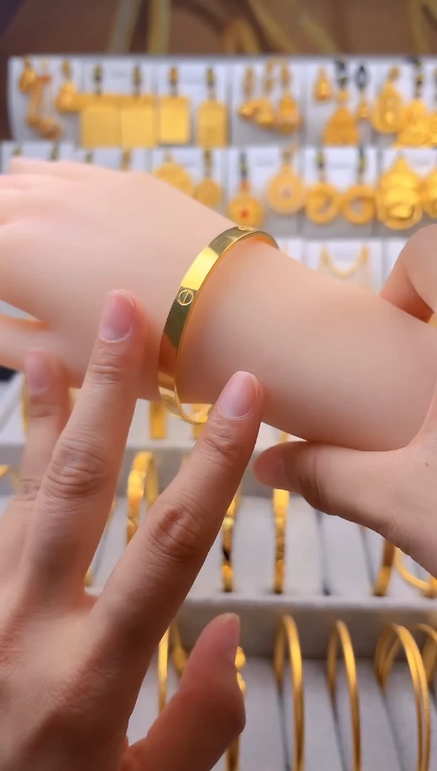 无足银一字手镯  总重21g外2g 56圈口