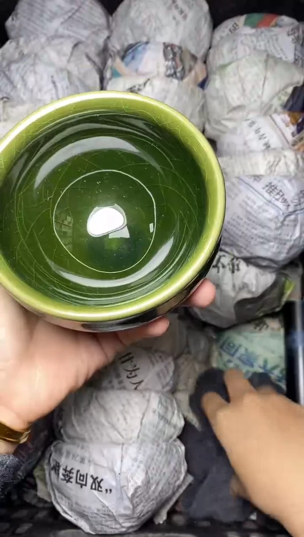 【闪购商品】茶盏帝王绿 盏三疯建盏茶器