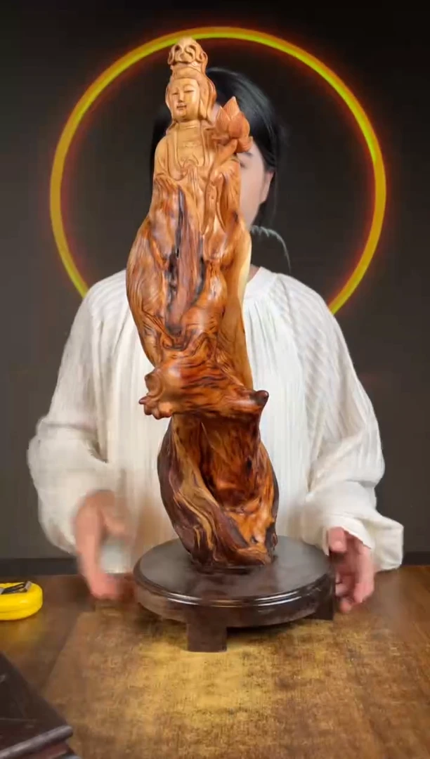 柏木（崖柏）手工摆件,先抢先得! 编号:257