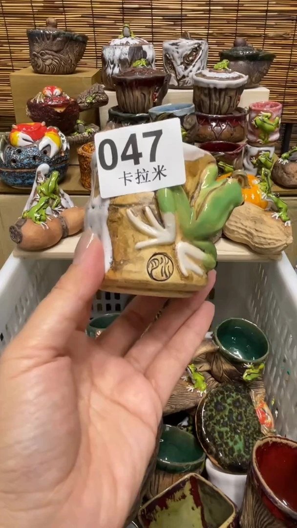 用****9047精美粗陶手工柴烧