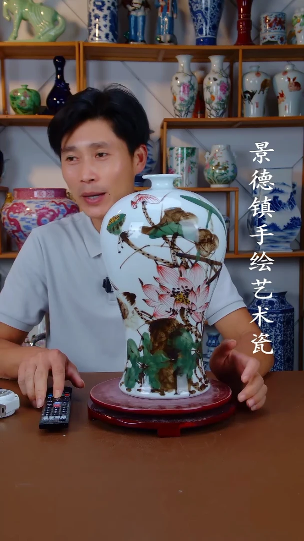 摆件景德镇手工手绘陶瓷摆件13