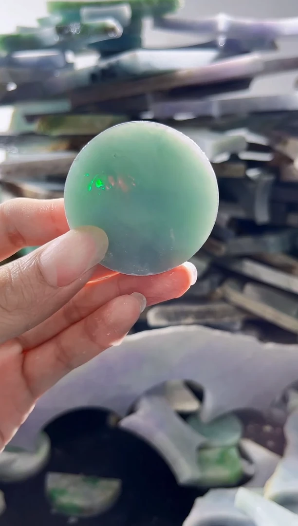 裸石翡翠缅甸翡翠A货陈8049