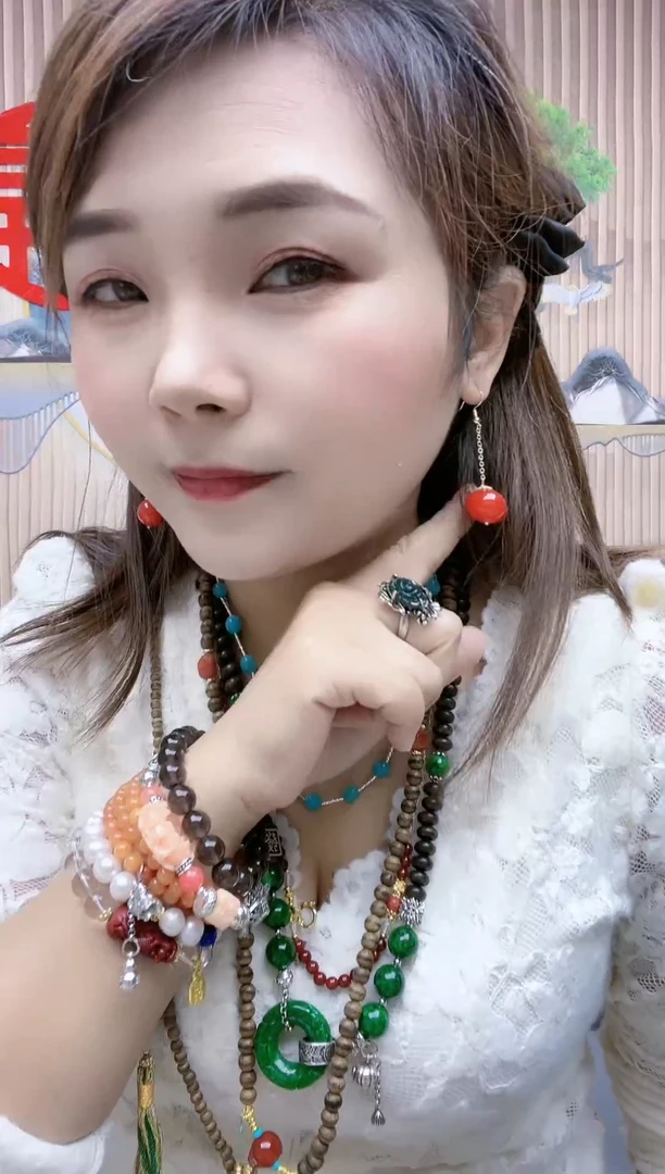 【闪购商品】玛瑙/玉髓耳钉未镶嵌Q63