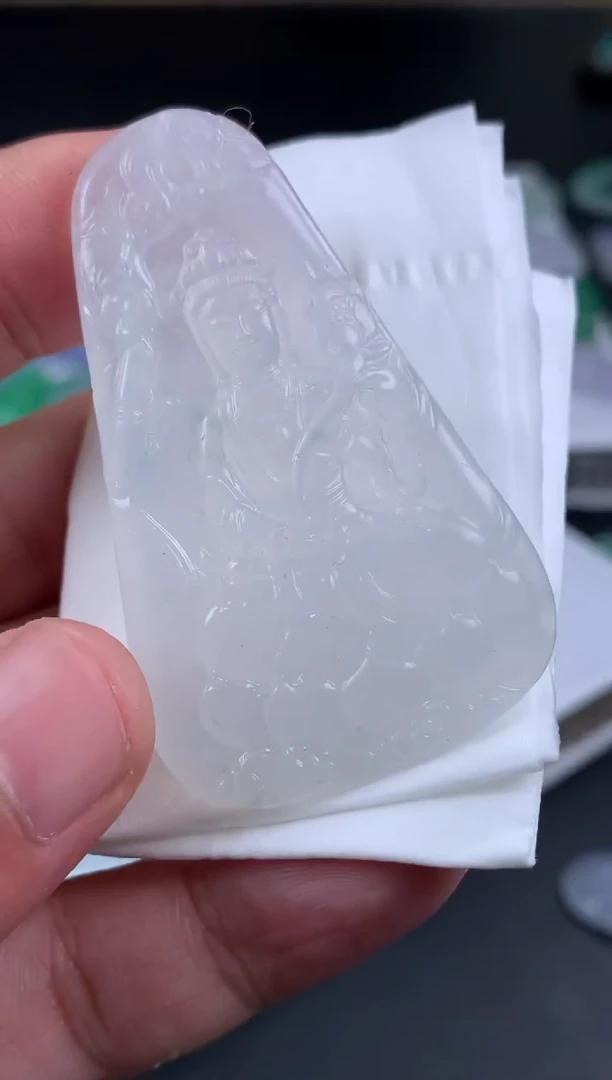 【闪购商品】定制翡翠未镶嵌观音