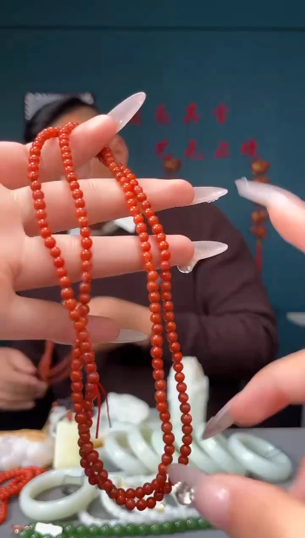 【闪购商品】南红玛瑙颈饰未镶嵌项链