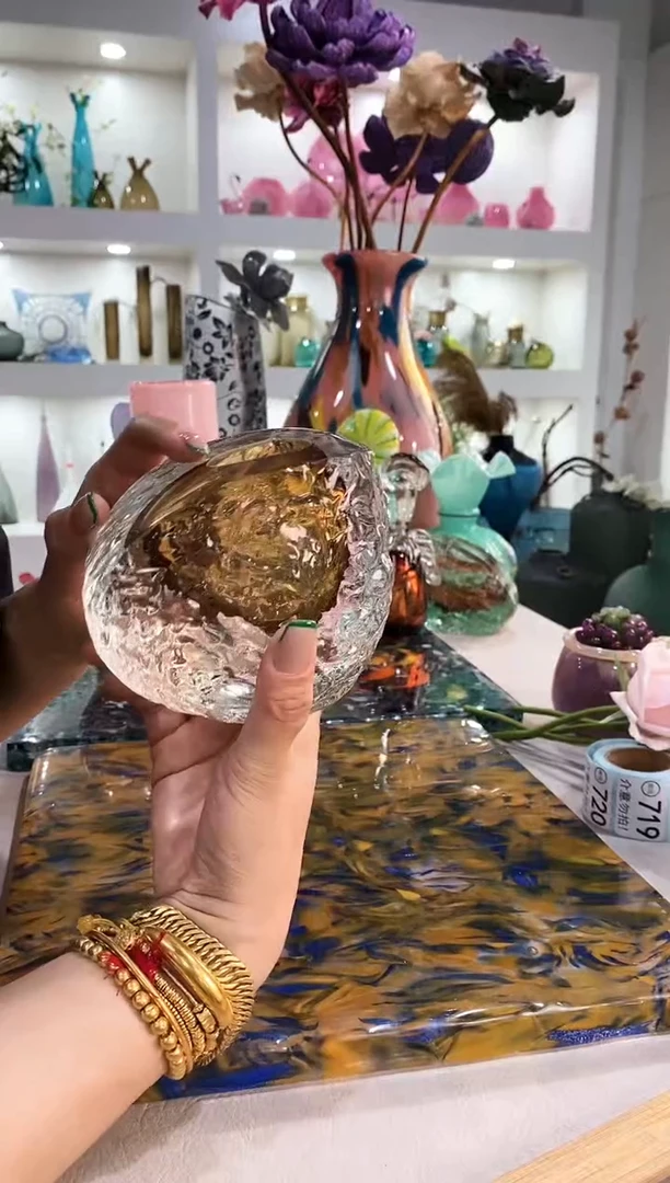 慕忆家手作琉璃花瓶